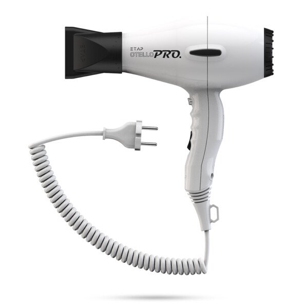 Tharëse flokësh profesionale Otello Pro Spiral (e montuar në sirtar) – e bardhë