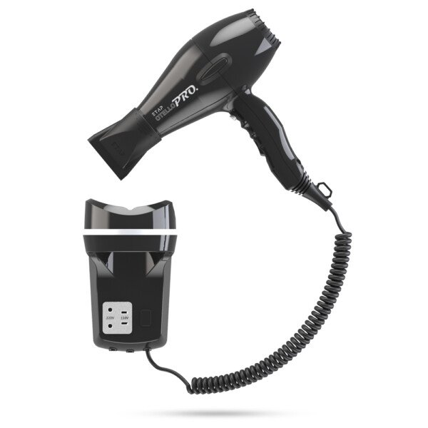 Tharëse flokësh profesionale e montuar në mur Otello Pro Pure Energy